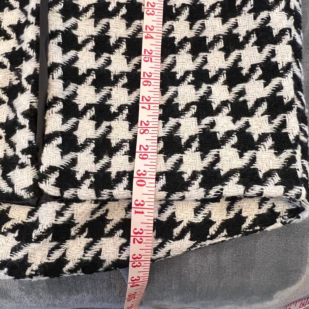 NEW Blank NYC Black White Checkered Your Own Beat Jacket Coat Size X-Small - Picture 14 of 14